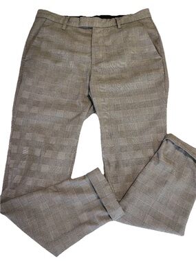 H&M Dress Pants Slim Fit 32 R Mens Cropped